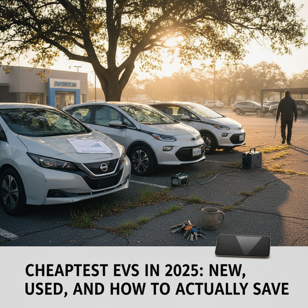 Cheapest EVs in 2025: New, Used, and How to Actually Save