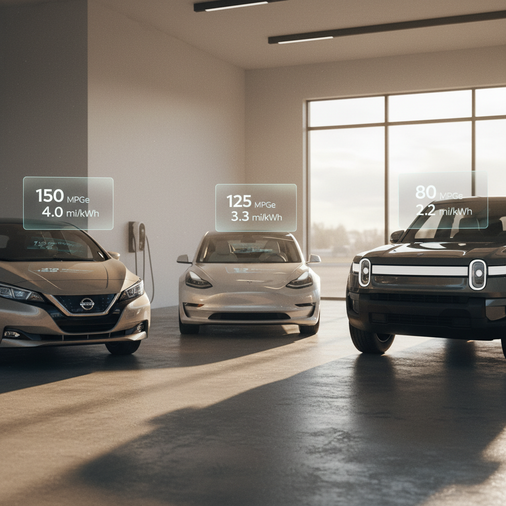 Electric Vehicle Efficiency Comparison: How to Pick the Most Efficient EV