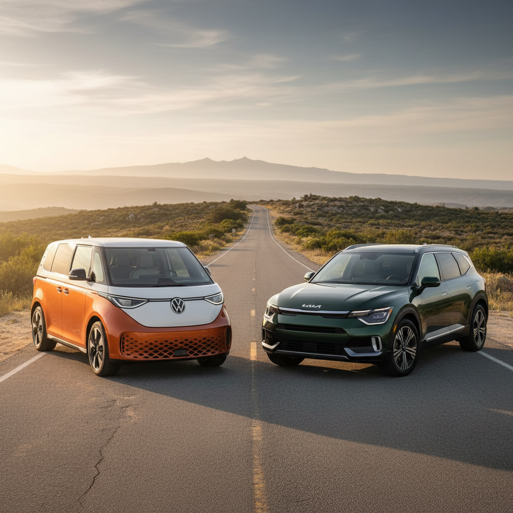 VW ID. Buzz vs Kia EV9: Which Electric Family Hauler Wins?