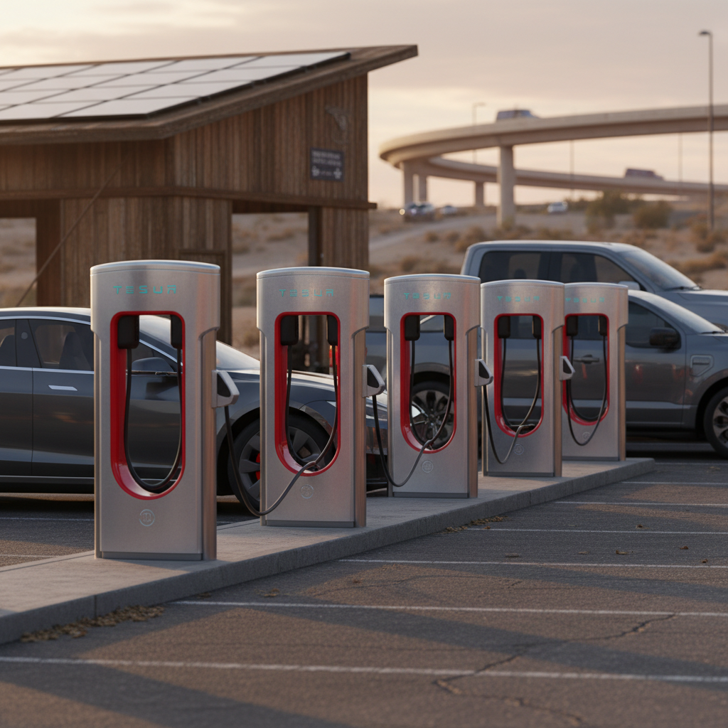 Tesla Superchargers With Magic Dock Map: 2025 Location & Usage Guide