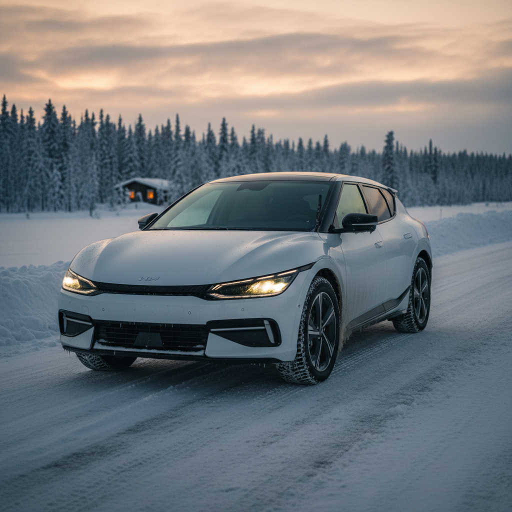 Kia EV6 Winter Driving Review: Range, Comfort & Control in the Cold