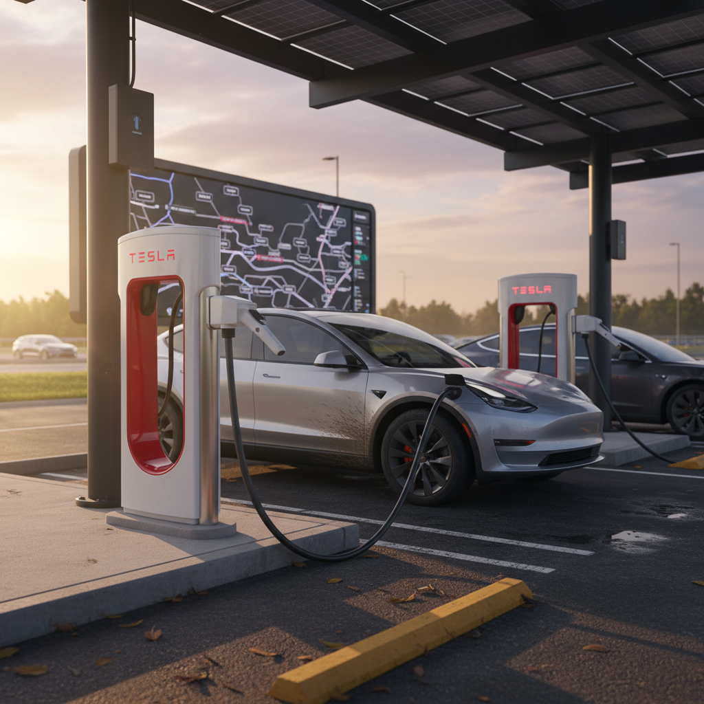 Tesla Magic Dock Map: How to Find Compatible Superchargers in 2025