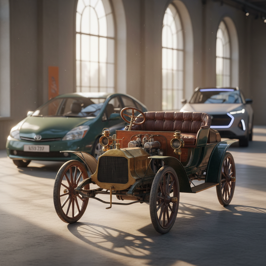 The First Hybrid Vehicle: From Semper Vivus to Prius and Beyond