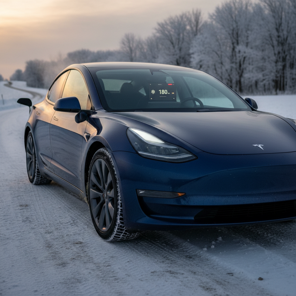 Tesla Model 3 Winter Range Loss: Real Numbers & How to Fix It