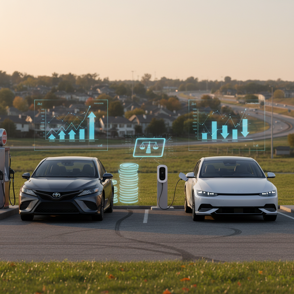 How Much Does a Gas Car Cost vs an EV in 2025?